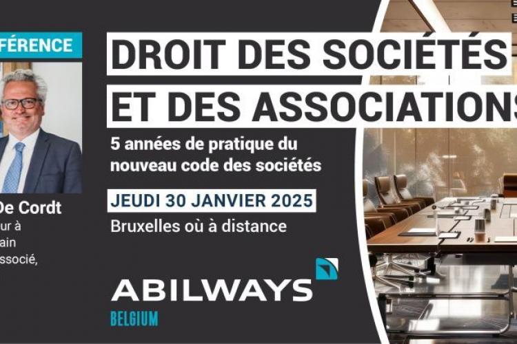 Colloque ABILWAYS Belgium du 30 janvier 2025