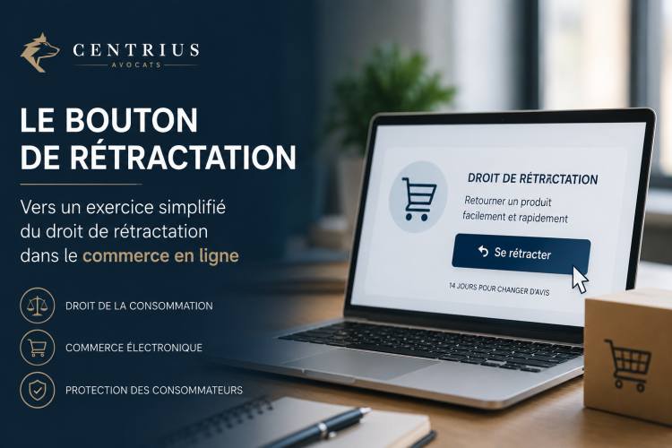 Le &laquo; bouton de r&eacute;tractation &raquo; : vers un exercice simplifi&eacute; du droit de r&eacute;tractation dans le commerce en ligne