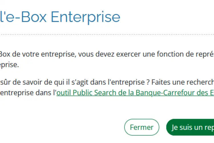 E-Box Enterprise un outil incontournable dans vos relations avec le SPF Emploi et les  autres administrations : pensez &agrave; consulter votre bo&icirc;te !