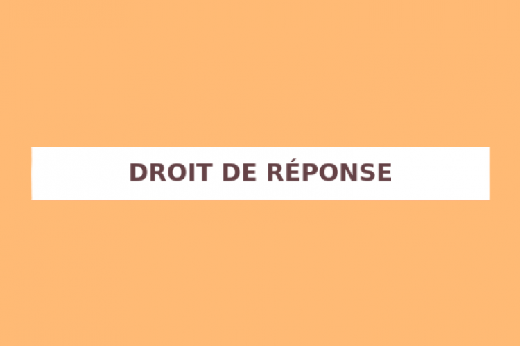 Le droit de réponse