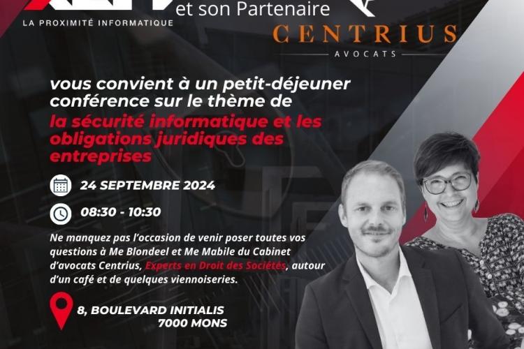 Conférence Petit-Déjeuner : Sécurité Informatique & Obligations Juridiques des Entreprises
