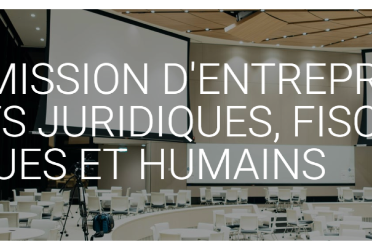 TRANSMISSION D'ENTREPRISES : ASPECTS JURIDIQUES, FISCAUX, PRATIQUES ET HUMAINS
